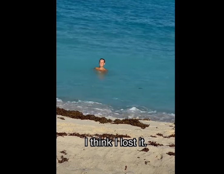 Man Pranks Girlfriend By Letting Her Wear Bikini That Dissolves In Water