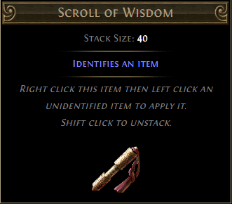 Scroll of wisdom poe где взять