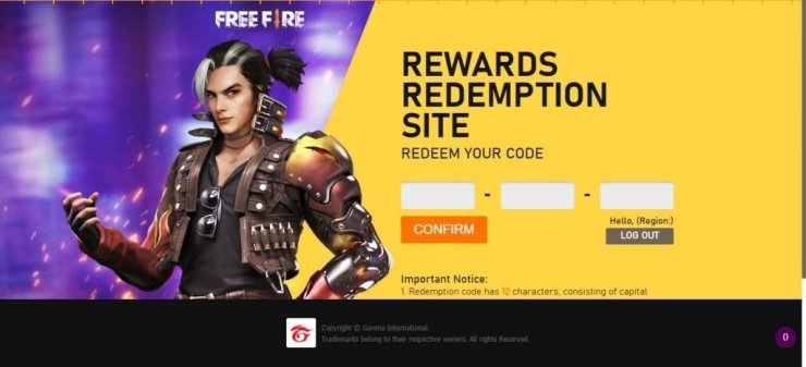 Garena Free Fire: Redeem Code Update (29 August, 2020)