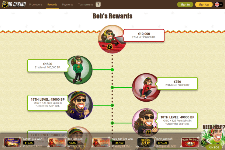 Bob Casino Review Top Online Casino With Lots Of Games And Bonuses