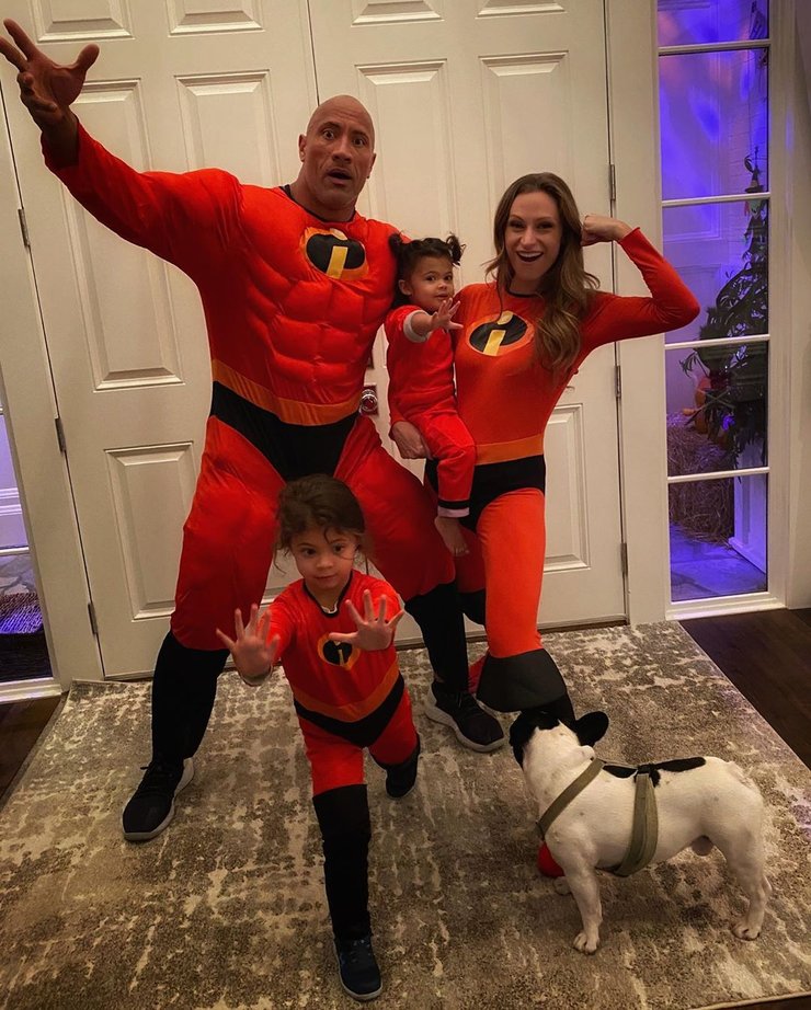 Halloween 2019 Dwayne Johnson Aka The Rock And His