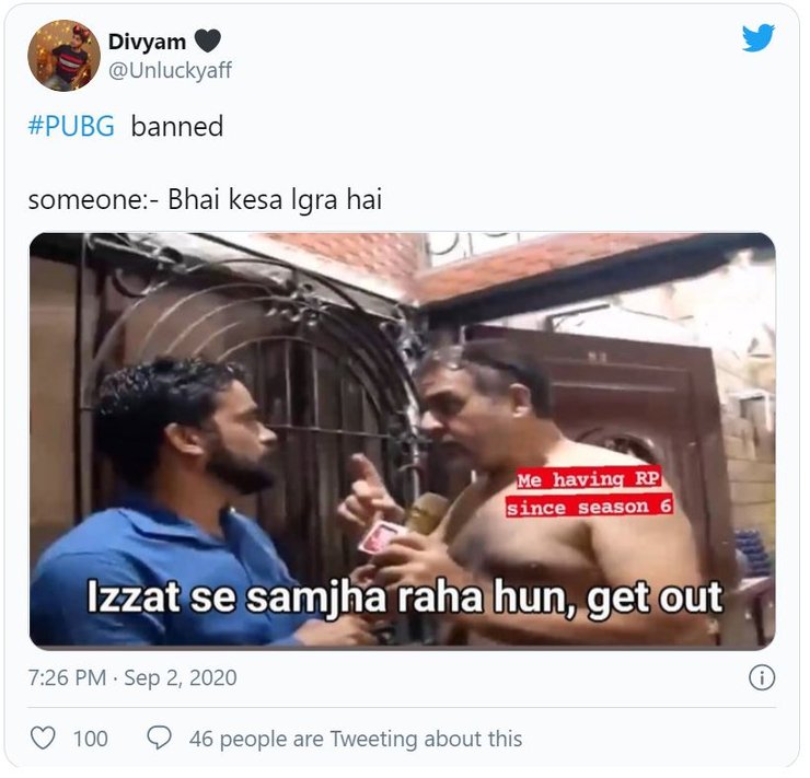 PUBG Mobile Banned In India Meme See How The