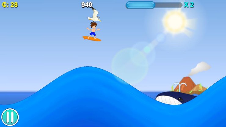 Noob Game Surf Attack
