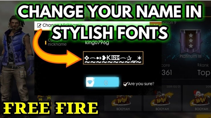 33 Best Photos Free Fire Name Fonts Love / Capital Letter ...