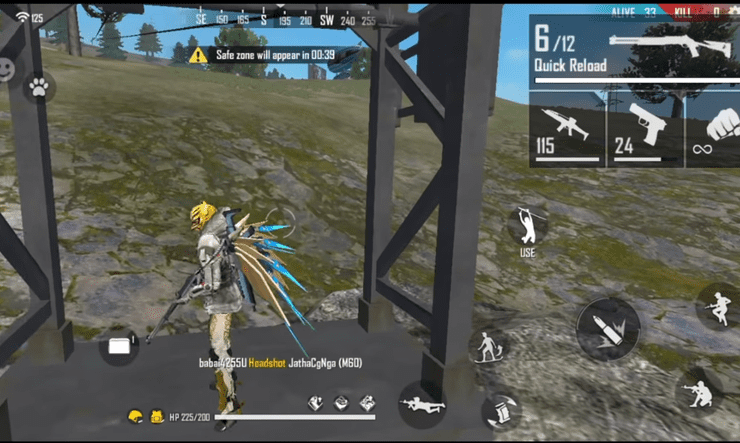 Invisible bug Free Fire