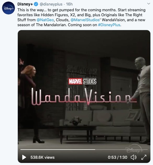 Wandavision Release 2020