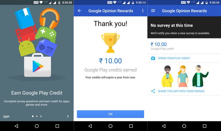 Google Opinion Rewards