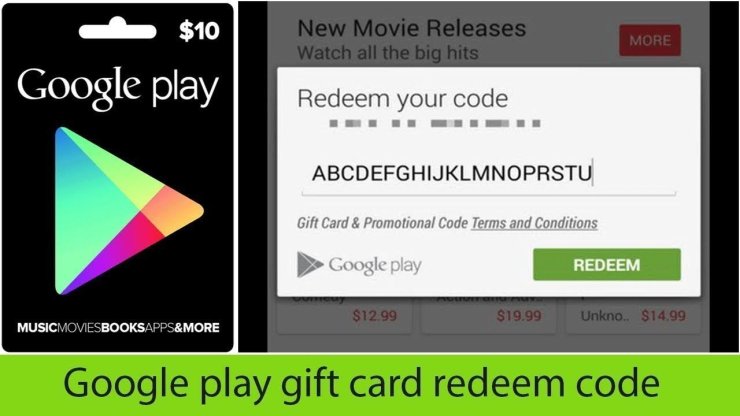 redeem code play store