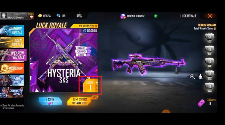 Upcoming Weapon Royale In Free Fire Review - Champion ...