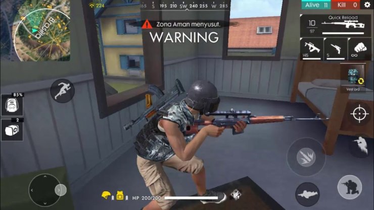 Free Fire Assault Rifle Gun