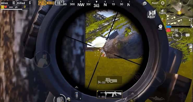 Attach A 8x Scope To Deal With Long Range Enemies