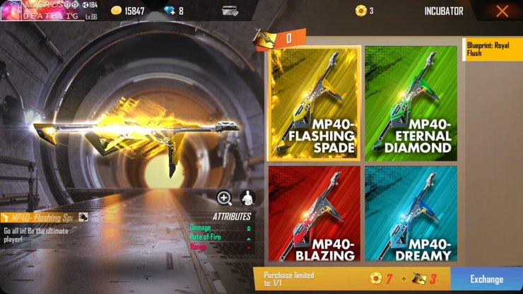 Everything You Need To Know About The Gun Skin System In Free Fire