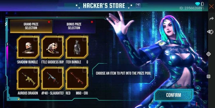 Garena Free Fire: Unlock The Devil Hunter Bundle From Hacker's Store
