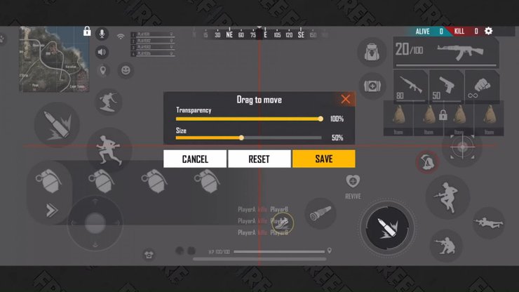 Custom Hud Settings In Free Fire