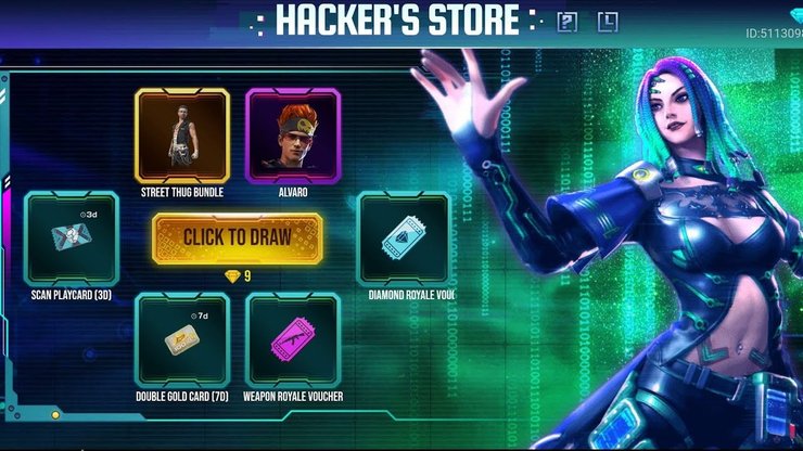 The Super Hacker Store is back! 👾 Grab - Garena Free Fire