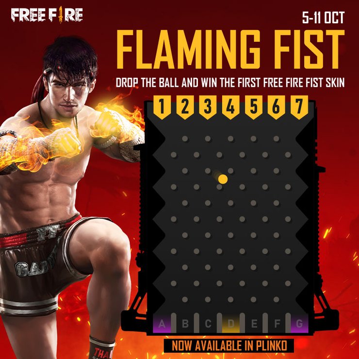 plinko event free fire