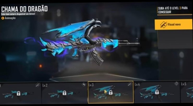 Free Fire: Everything About Blue Flame Dragon AK47 Evolution Series