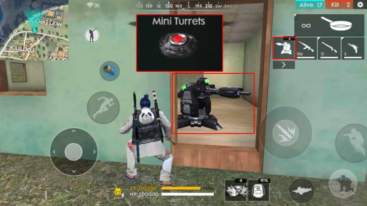Mini Turrets Free Fire