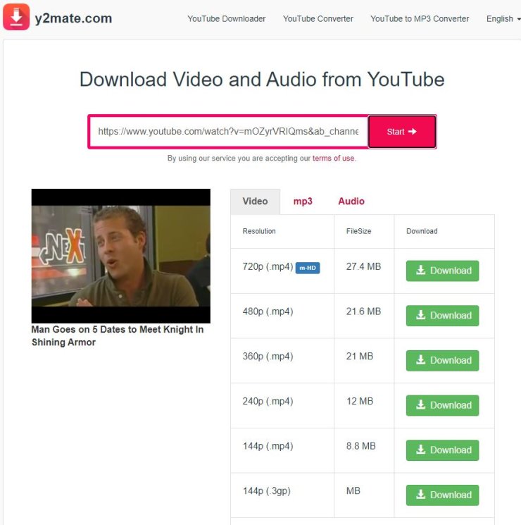 y2mate youtube downloader apk