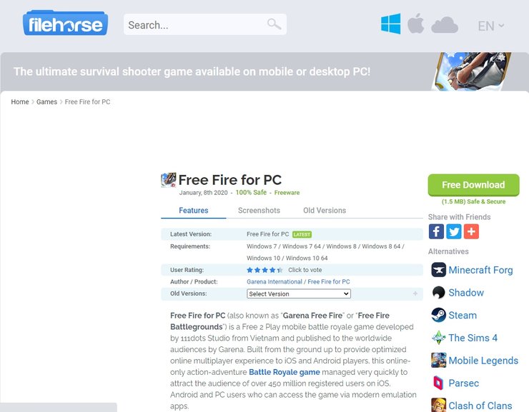 How To Download And Install Free Fire For PC Exe Files?