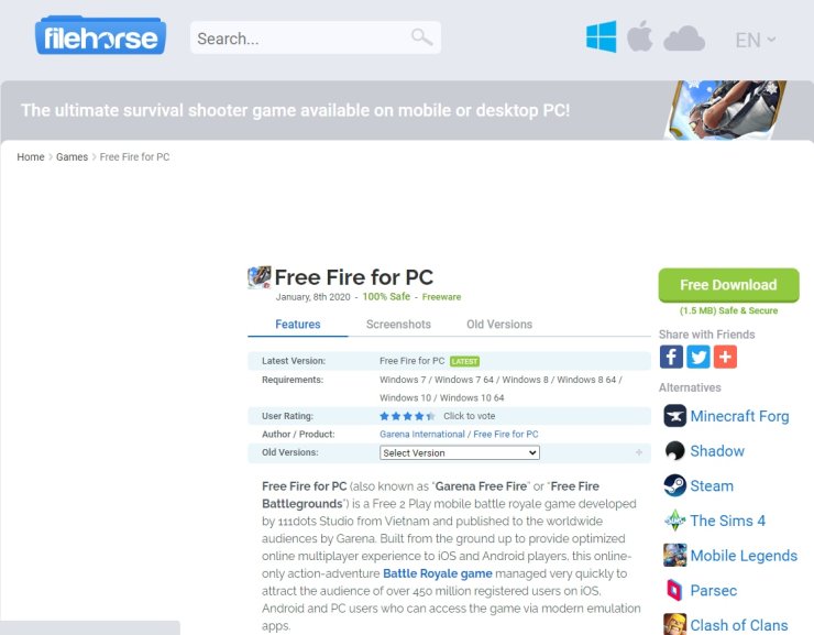 How To Download And Install Free Fire For Pc Exe Files