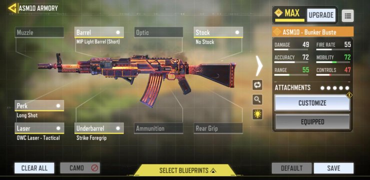 Cod Mobile Asm10 Best Attachments