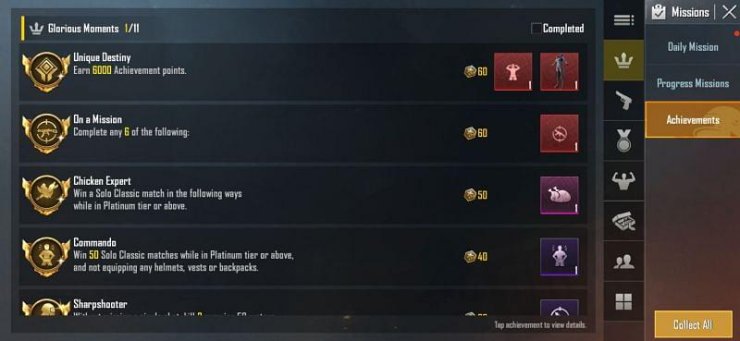 Pubg Mobile Missions