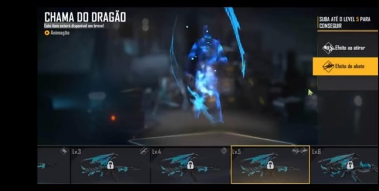 1blue Flame Dragon Ak Level 5