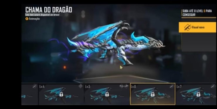 Blue Flame Dragon Ak Level 6