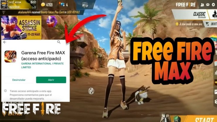 free fire max 2025 download play store