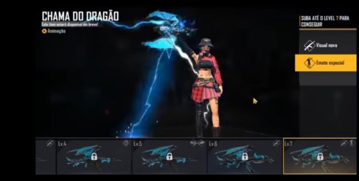 blue flame dragon ak emote