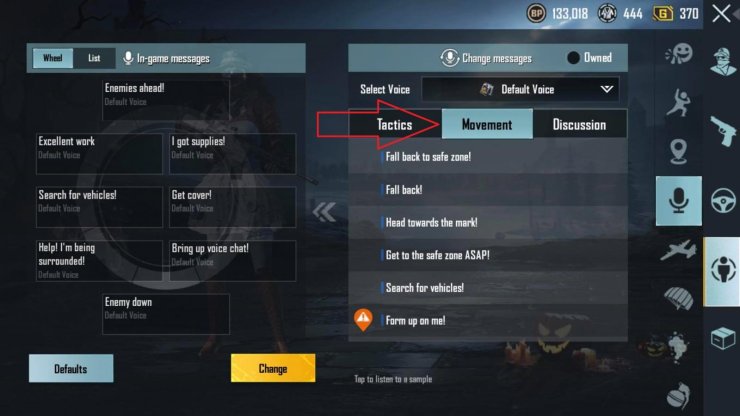 Movement Messages