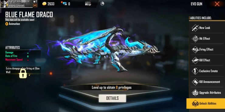 Garena Free Fire: AK 47 Blue Flame Draco Skin Release Date And Details