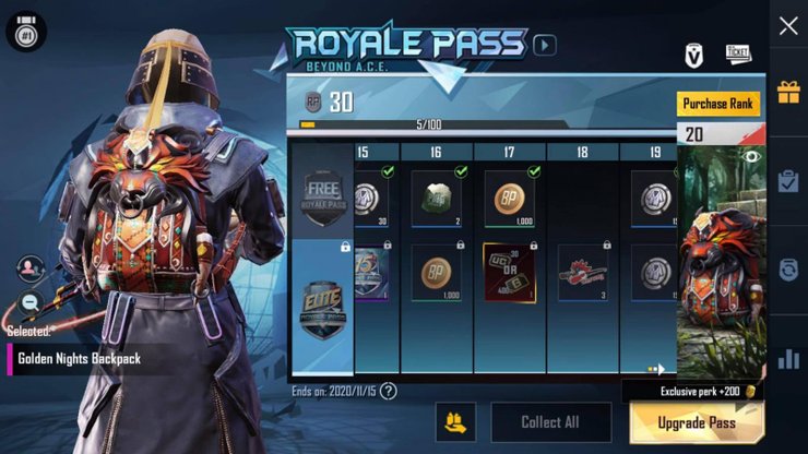 Royale Pass Rewards