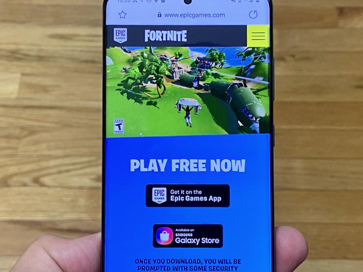 Fortnite Samsung Galaxy Store