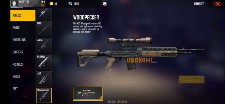All You Need To Know About The New M21 Woodpecker Gun In Free Fire