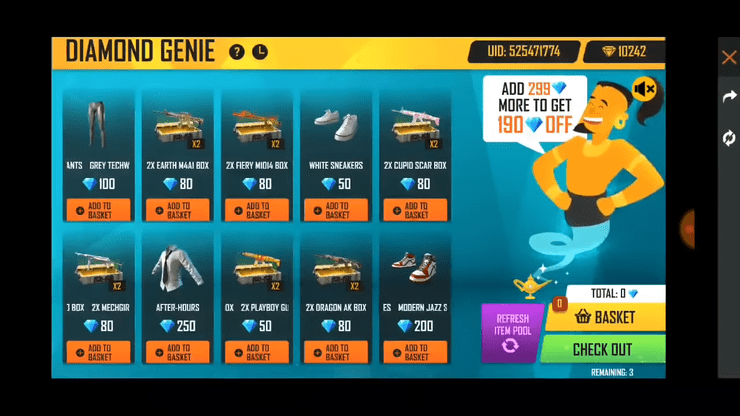 New Diamond Genie Event Got Everything In Low Free