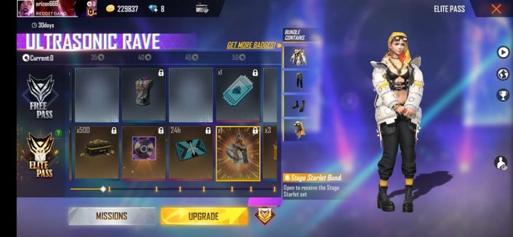 Garena Free Fire: Season 30 Elite Pass Ultrasonic Rave Is Live - Check ...