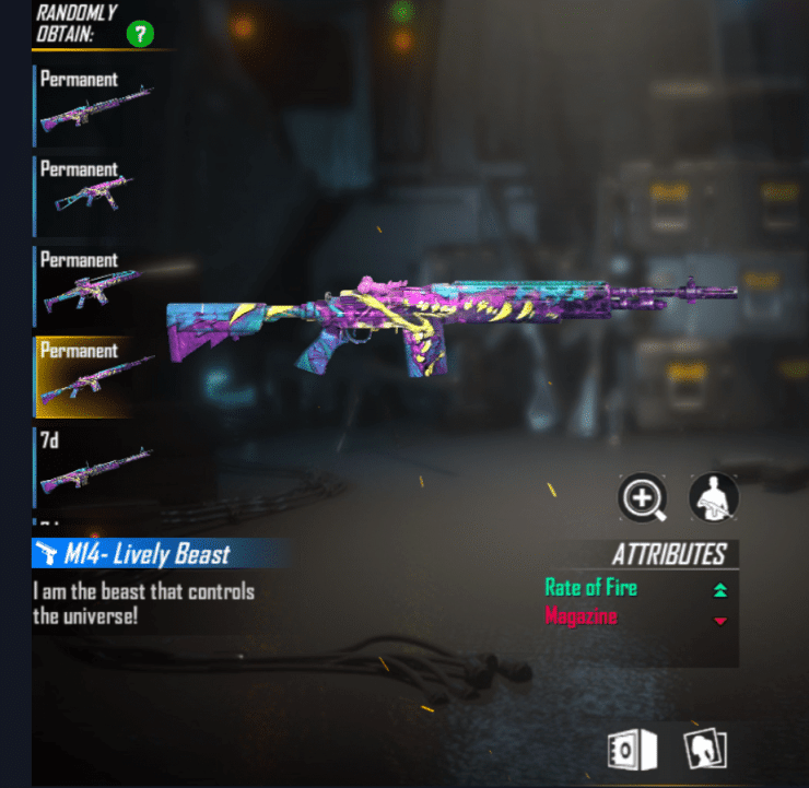 M14 Lively Beast skin
