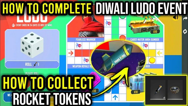 Rocket Tokens Diwali Ludo