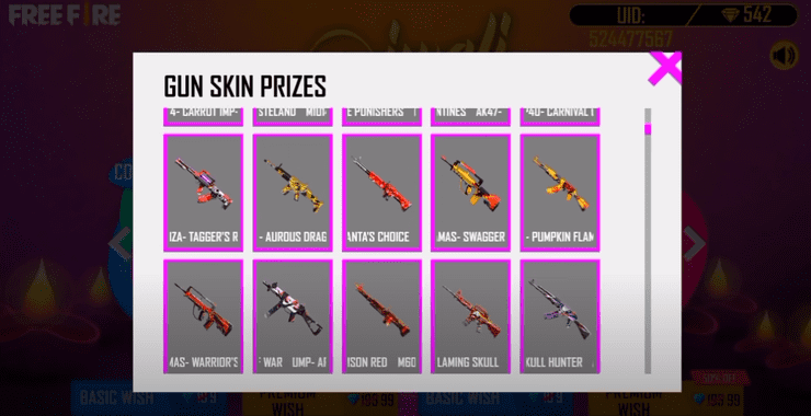 Gun Skin Event