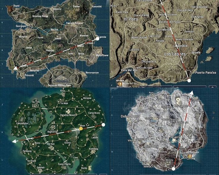 Pubg Mobile Maps