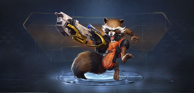 Rocket Raccoon Marvel Super War