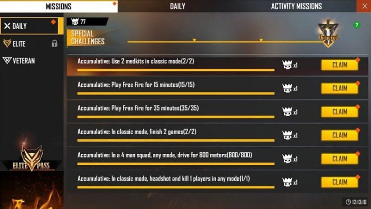 daily missions