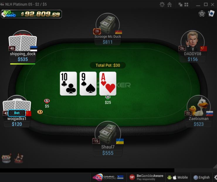 poker online en 888