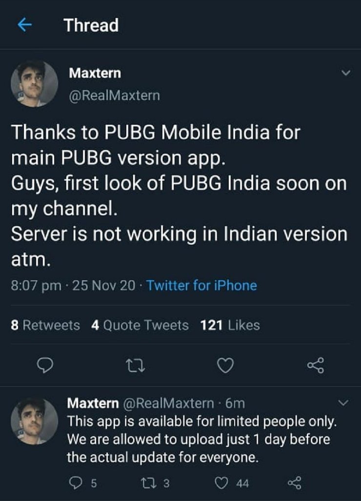 Maxtern Pubg Mobile