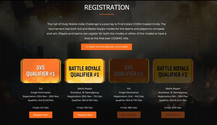 Nodwin Cod Mobile Tournament