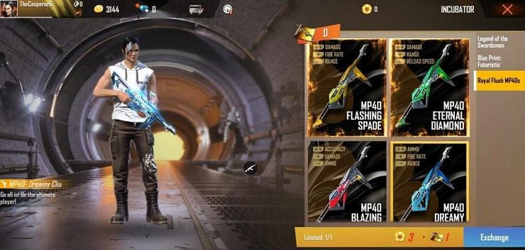 Garena Free Fire: Where Is The Poker MP40 Skin? How To Get It?