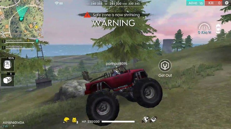 Monster Truck Free Fire