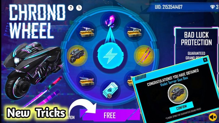 Free Fire Chrono Wheel Is It Worth To Spare Your Diamonds On Chrono Motorbike And Katana Tharkistan Com For Gamer S